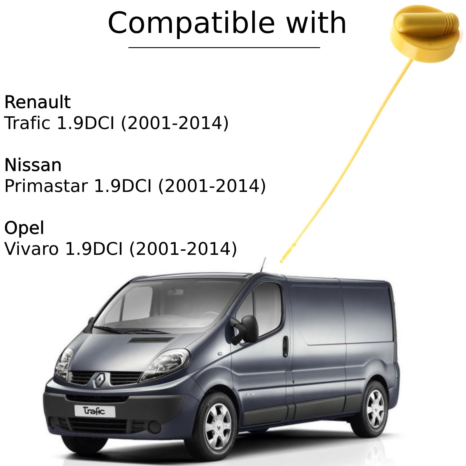 Jauge De Niveau D'huile Renault Master 2 Movano 8200457625 7701477446 2.5 DCI - Pièce D'occasion