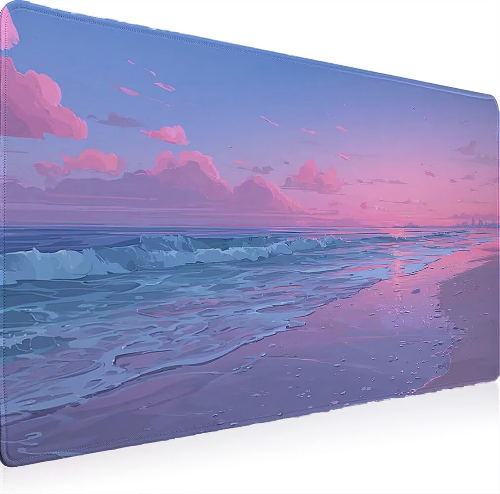 Podkładka pod mysz, podkładka pod mysz XXL 1200 x 600 podkładka pod mysz dla graczy, wodoodporna gumowa podstawa, duża podkładka pod mysz do gier na biurko zszyte krawędzie wodoodporna antypoślizgowa