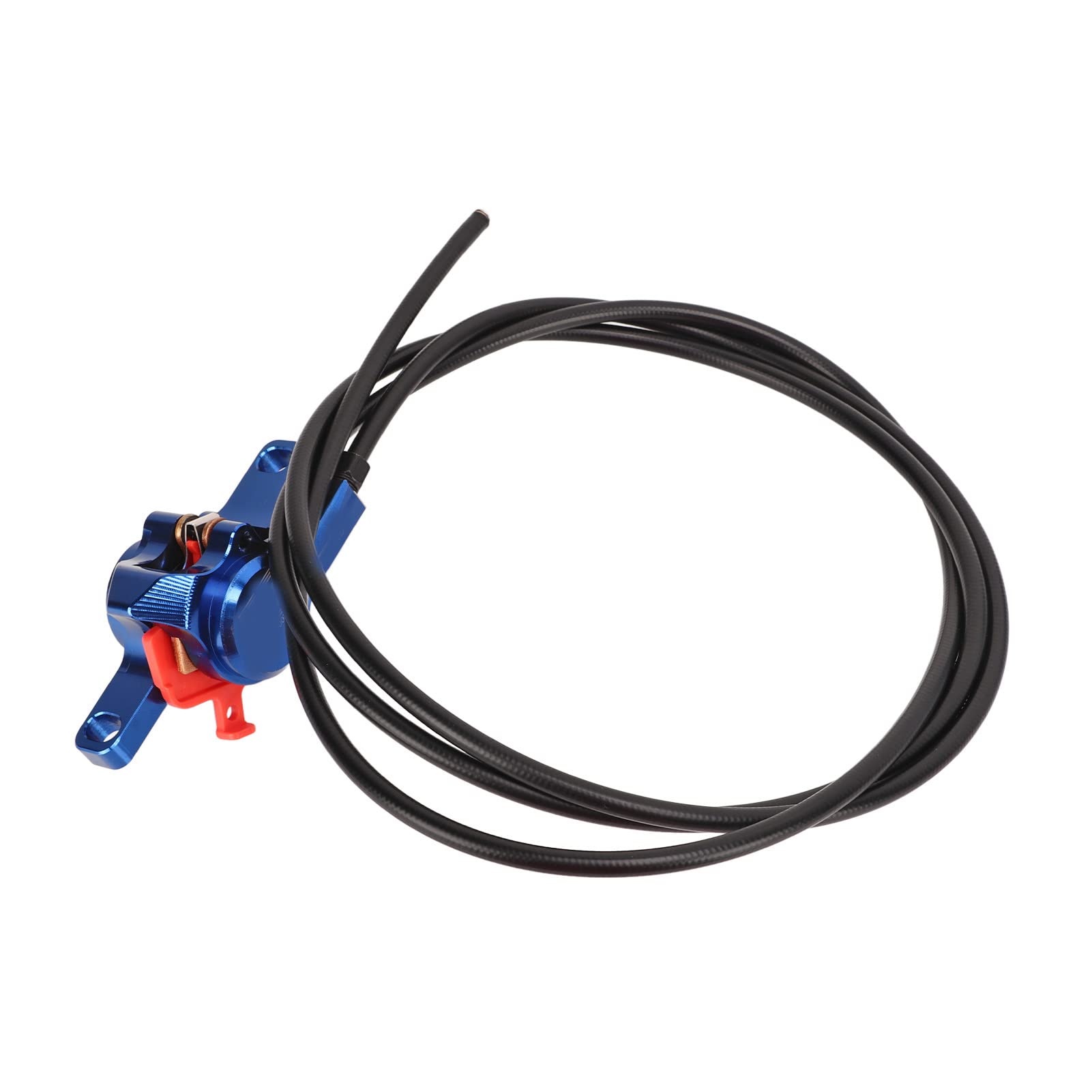 Bicycle hydraulique disque frein en aluminium alliage solide conception légère de scellage pour vélos électriques de vélo de montagne (Bleu)