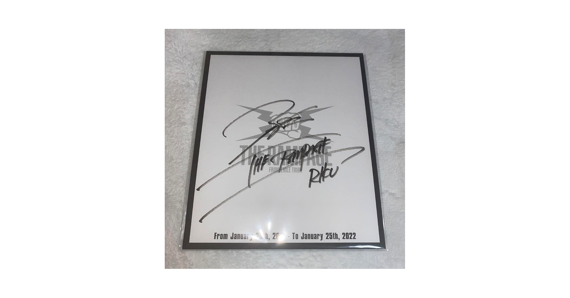 THE RAMPAGE ランペ RIKU サイン 直筆サイン THE RAMPAGE - RIKU 直筆サインの通販 by like shop