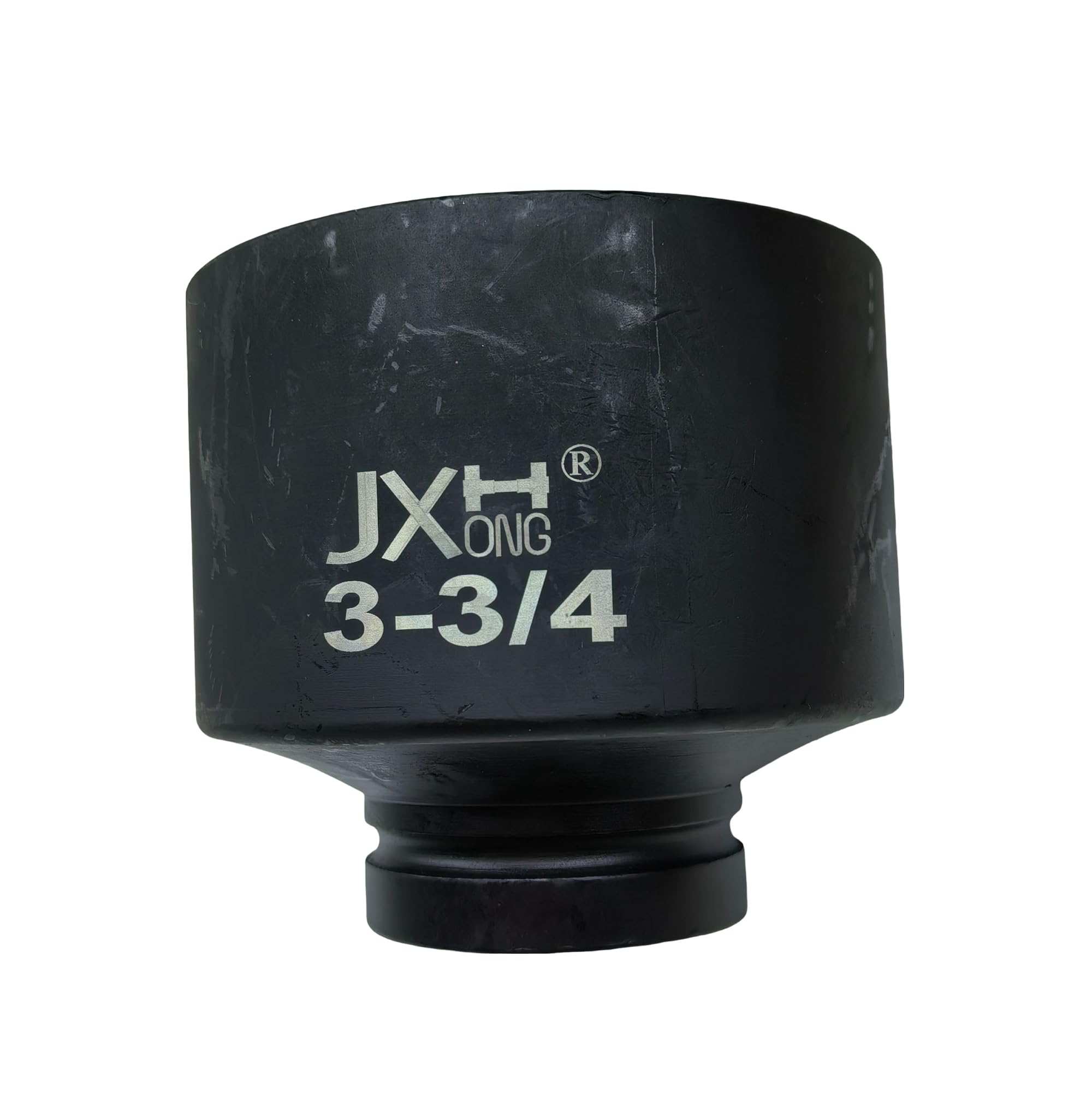 JXHONG 1-Inch Drive 3-3/4-Inch Jumbo Impact Socket, 6-Point, Heat Treated Cr-V Alloy Steel