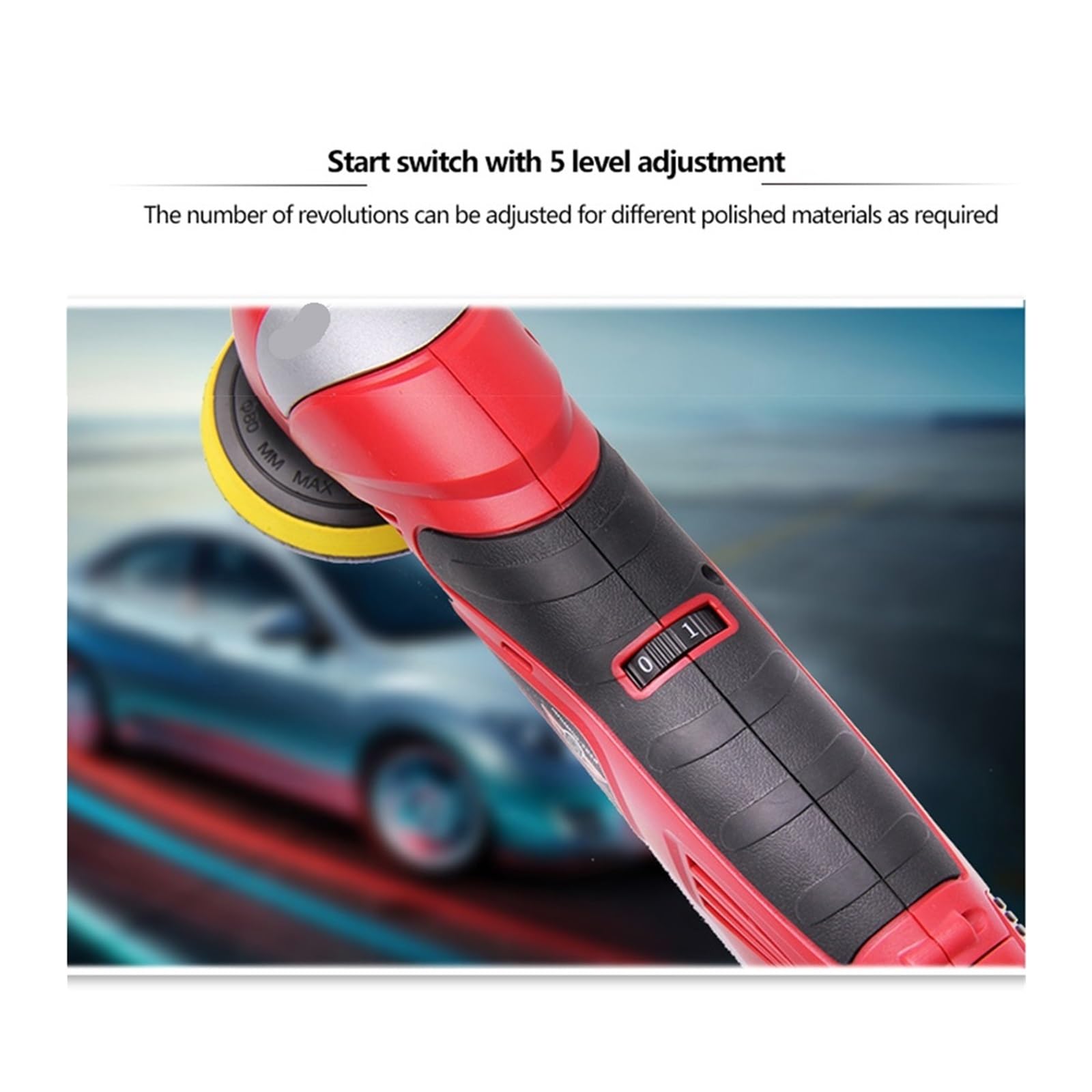 Herramienta eléctrica for lustrar zapatos, encerar, pulir, limpiar y abrillantar, portátil, de velocidad variable Uso doméstico