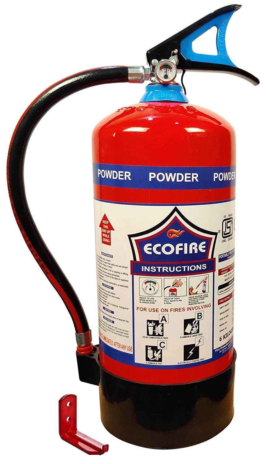 Eco Fire Abc Powder Type 6 Kg Fire Extinguisher (Red and Black) Pack of 4 (B089QPMWXS) Amazon Price History, Amazon Price Tracker