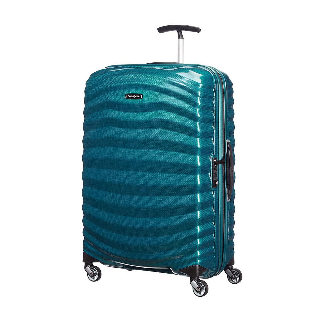 Samsonite Lite -Shock - Spinner M Suitcase, 69 cm, 73 l, Blue (Blue)