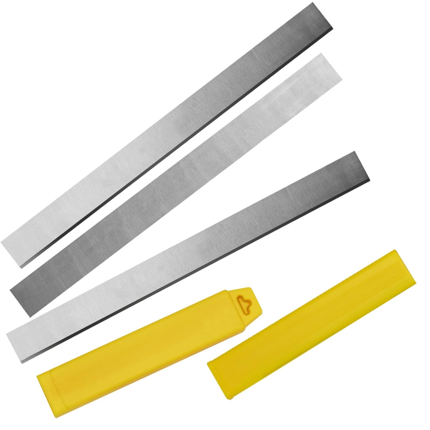 JWOO Set of 3 Pieces Planer Blades 152x19x3mm Planing Knives 6inch for Woodworking Tools Thickness Planer Jointer