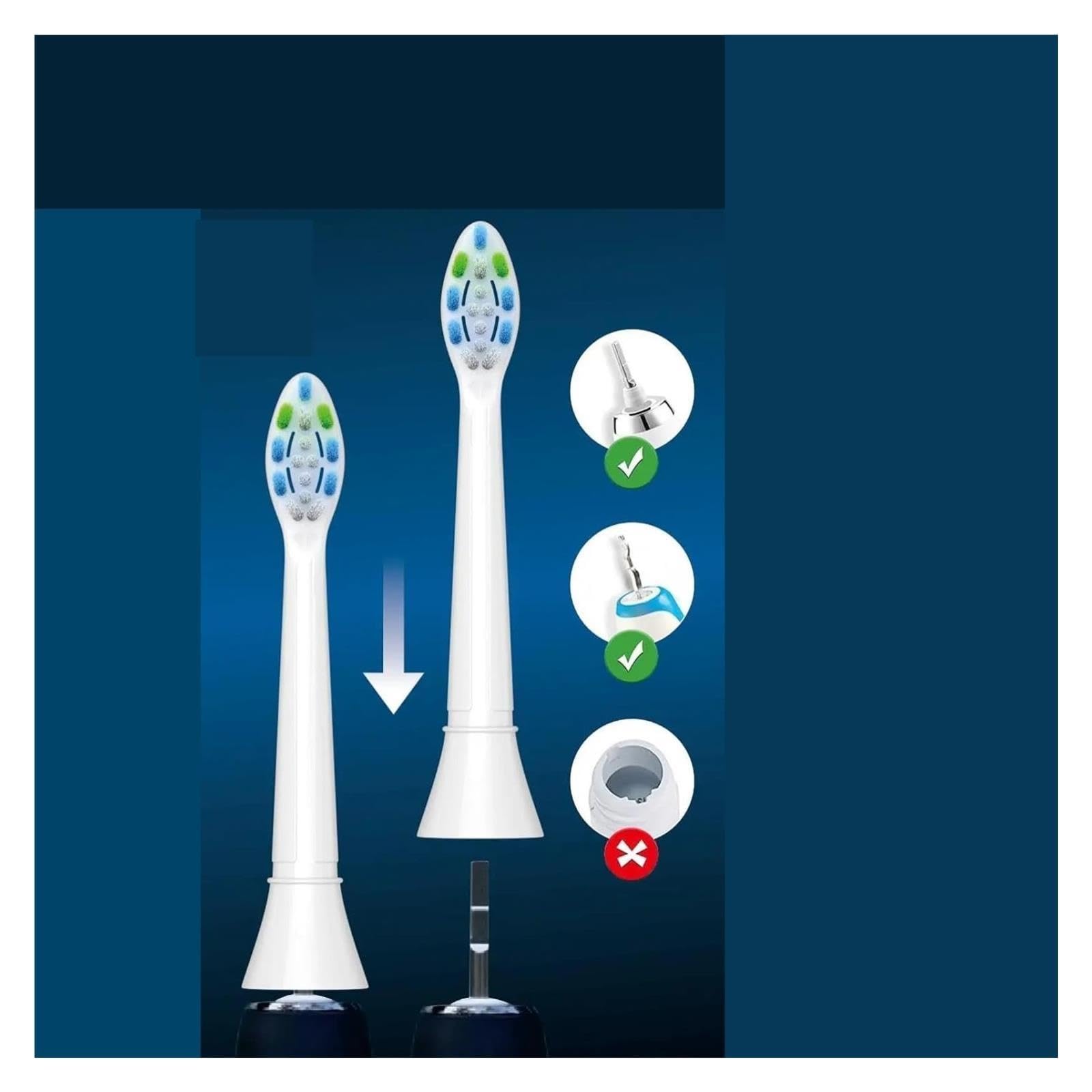 Testine, Compatibile Con Philips, HX6211 HX6213 HX6220