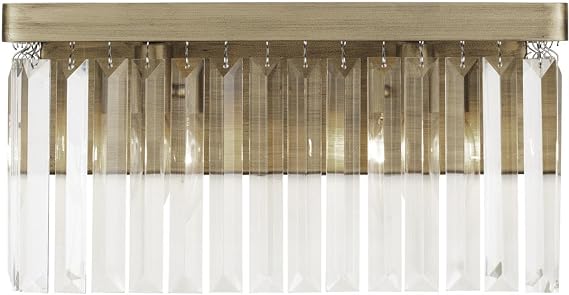 Varaluz 297B02HG Social Club Bath Vanity, 2 Light, Havana Gold