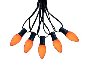 No Tricks, Just Orange Treats: C9 Ceramic Halloween Lights