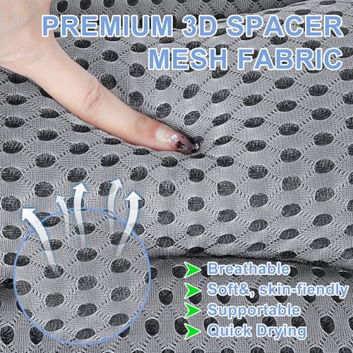 Almohada de Baño,Malla 4D Cojín de baño,Almohada para Bañera con 6 Ventosas Antideslizantes Almohada de bañera,Almohada Bañera Ergonómica para SPA en Casa Bañera - Imagen 5