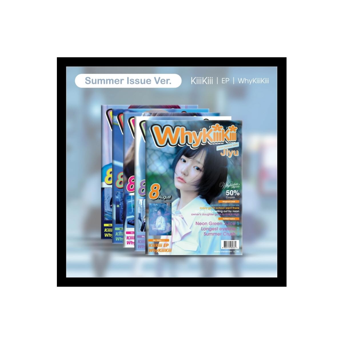 KiiiKiii - WhyKiiiKiii EP Album (SUMMER ISSUE Random ver.)