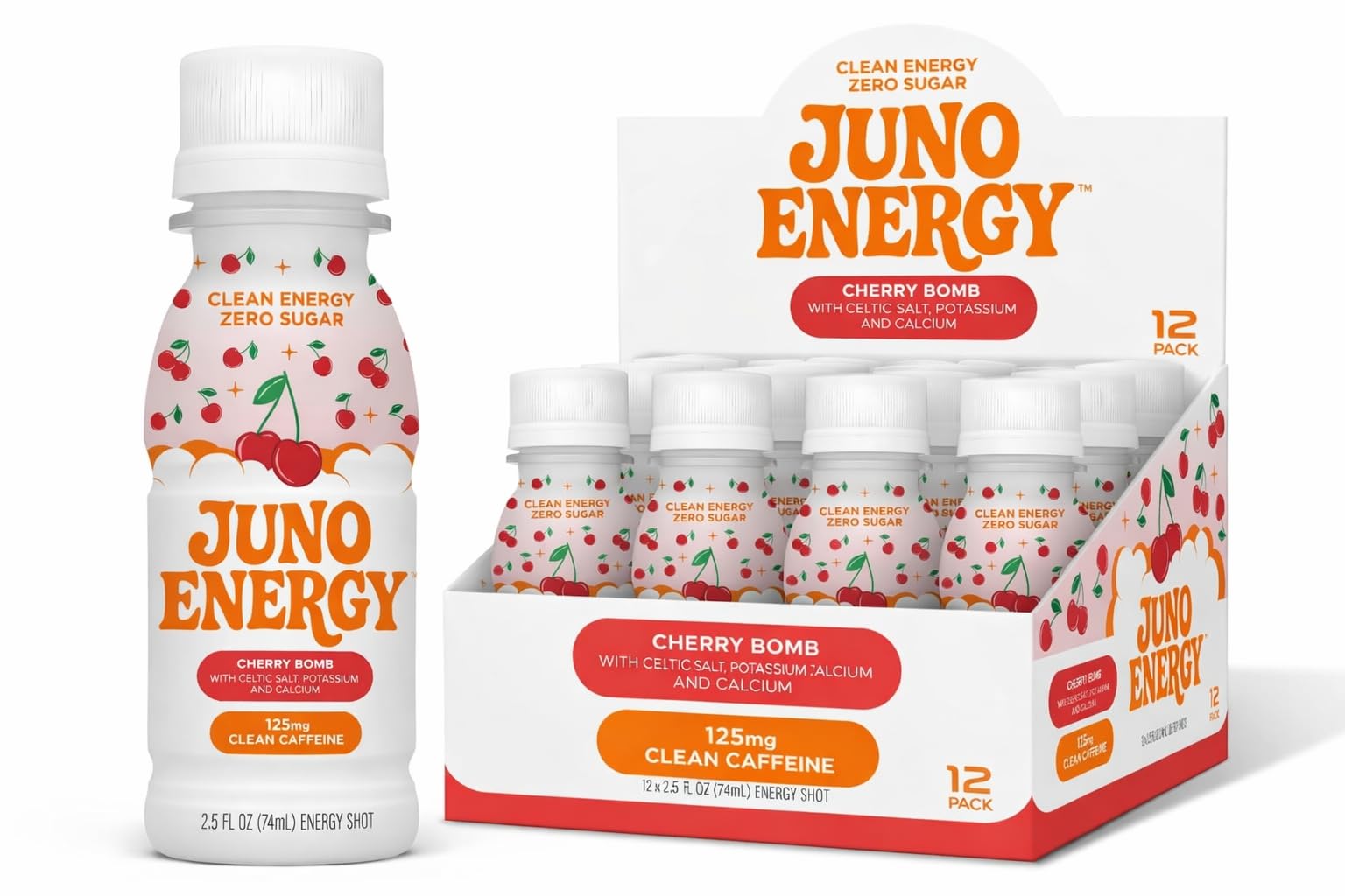 Amazon.com : JUNO Energy Shot, Zero Sugar, Organic Caffeine