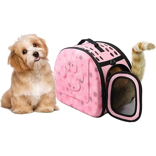 Pet Carrier Bag Airline Approved Pink L-19.5