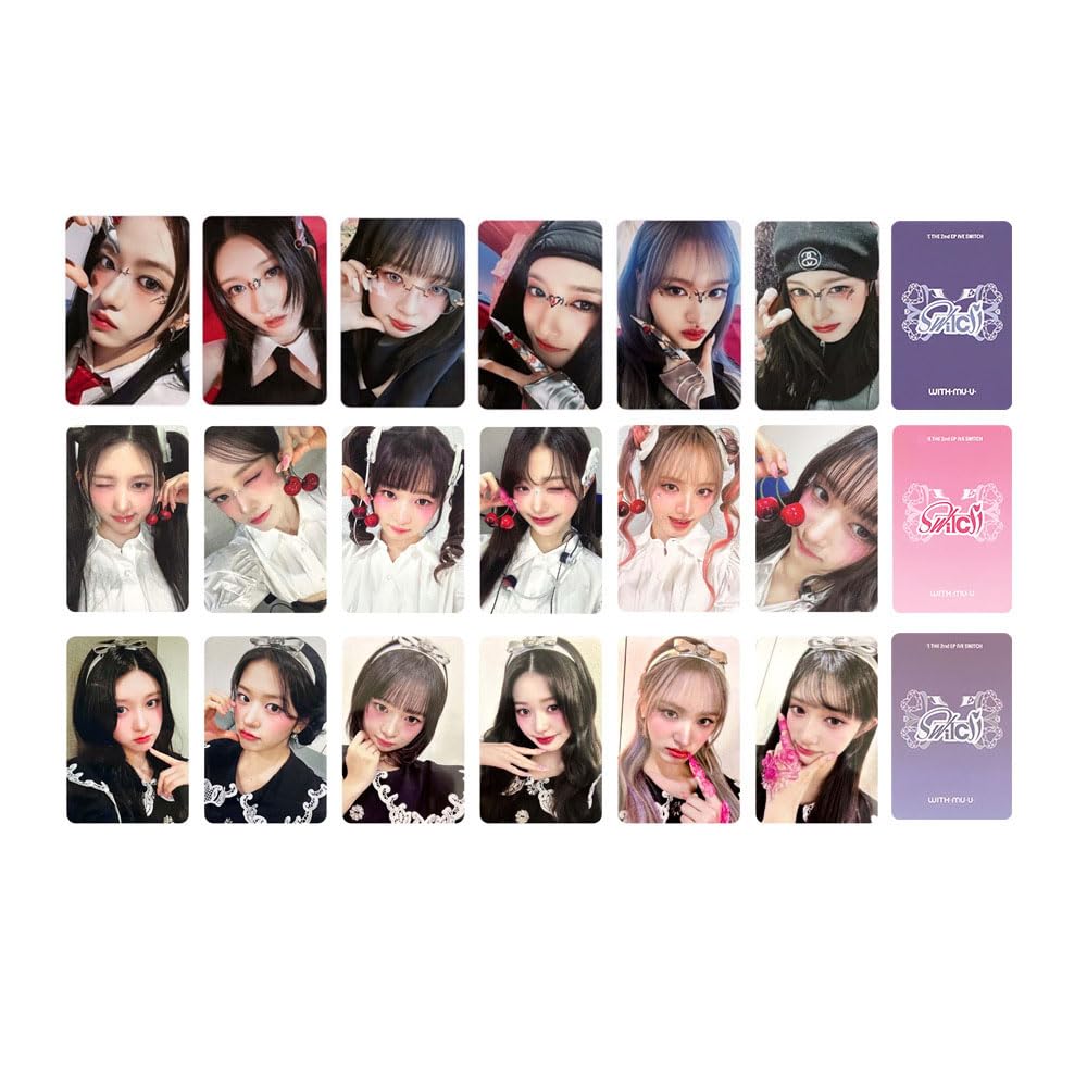 Ariesxin 18Pcs/Set KPOP Album SWITCH Photocard Yujin Gaeul