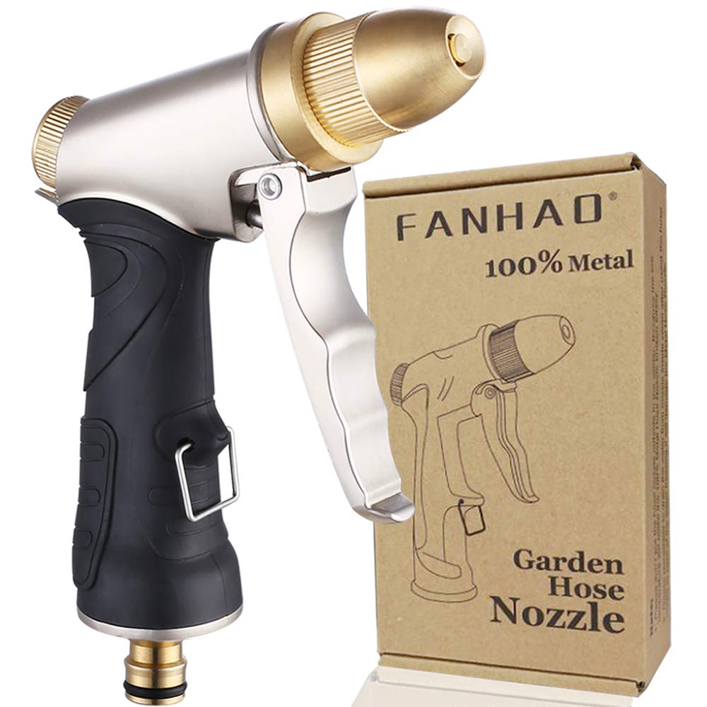 Buy FANHAO Garden Hose Spray Gun, 100 Heavy Duty Metal Water Gun