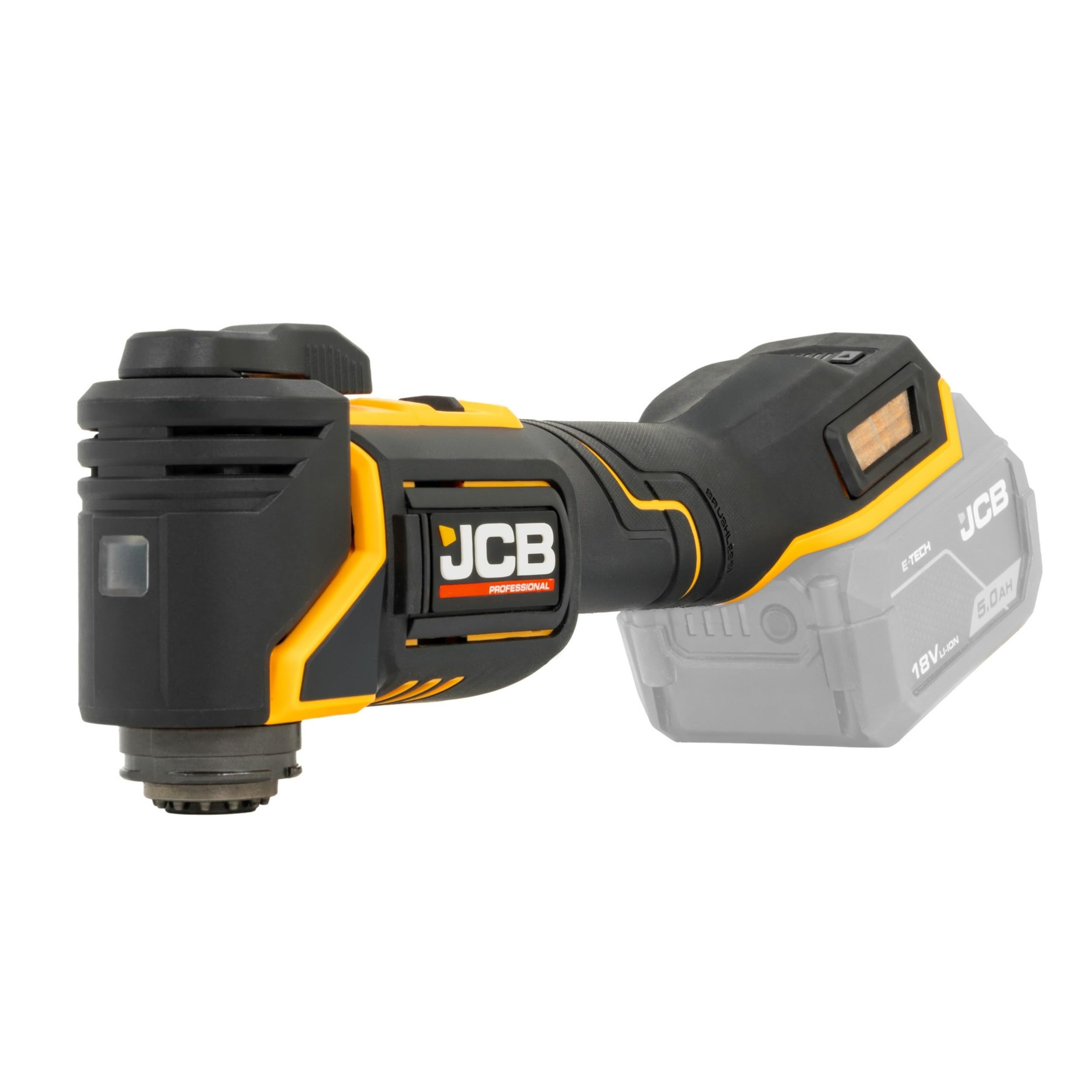 JCB Pro 18V Brushless Multi Tool, 9-Speed Oscillating Multi-Tool with Tool-Free Blade Change, LED Light, Universal Blade Fitment (Bare Tool)