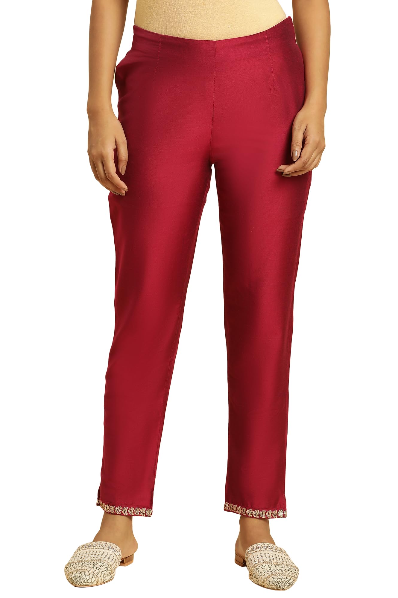 w for woman Women's Slim Fit Mid Rise Slim Pants | Trousers-picture-54