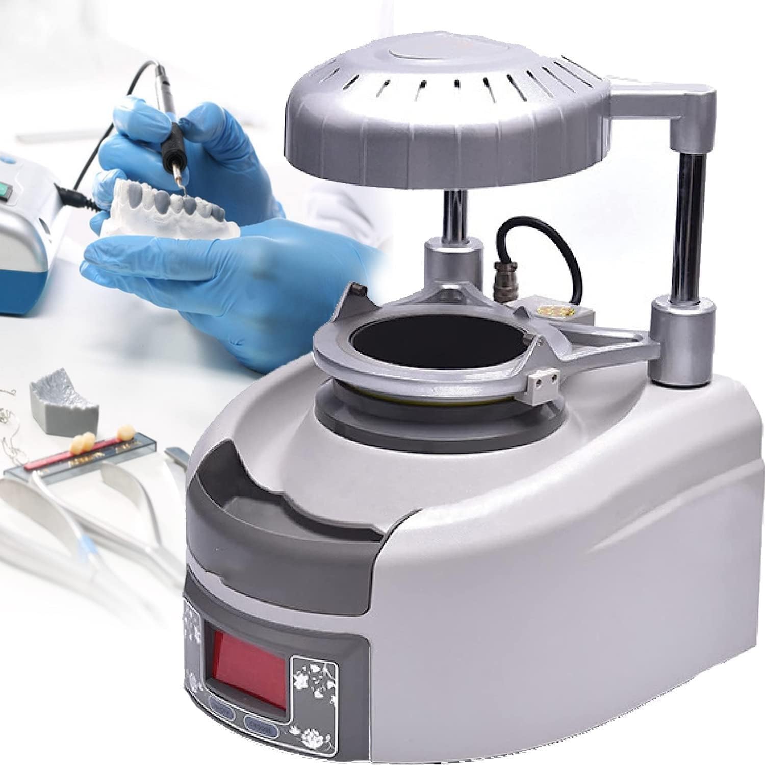 350W Dental Model Former Fully Automatic Molding Intelligent Control Former Heat Molding Tool Steel Balls Lab Equipment for