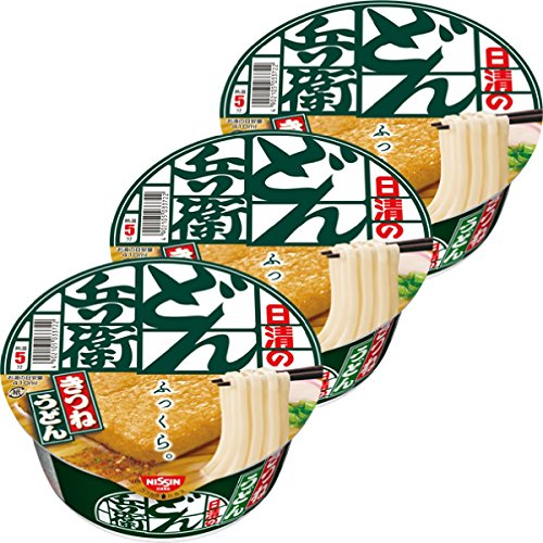 日清 どん兵衛 きつねうどん 東 96g×3個のサムネイル