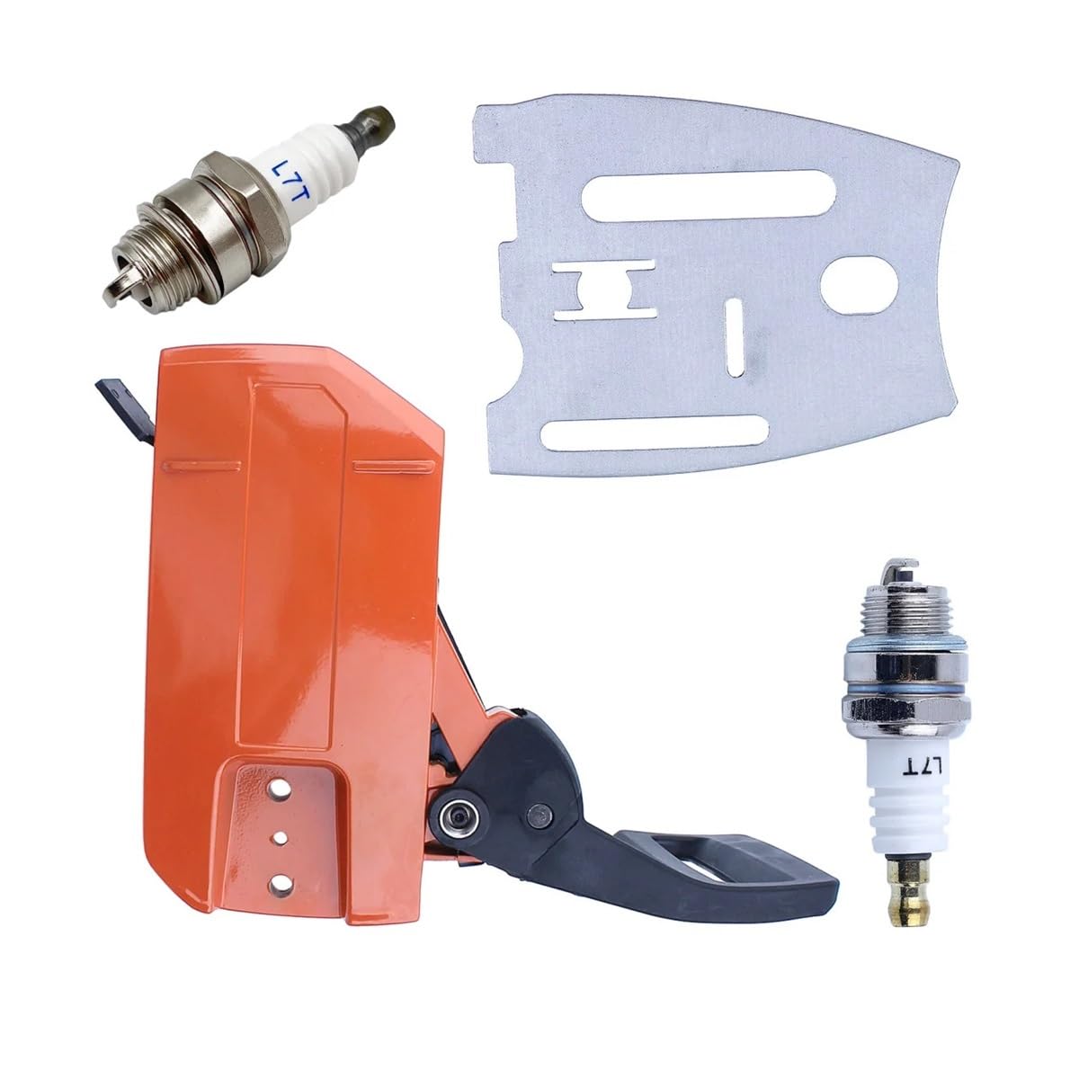 Kit de Placa de Barra Protectora de manija de Cubierta Lateral de Freno de Cadena for Funda de buje de Motosierra 61 66 266 268 272