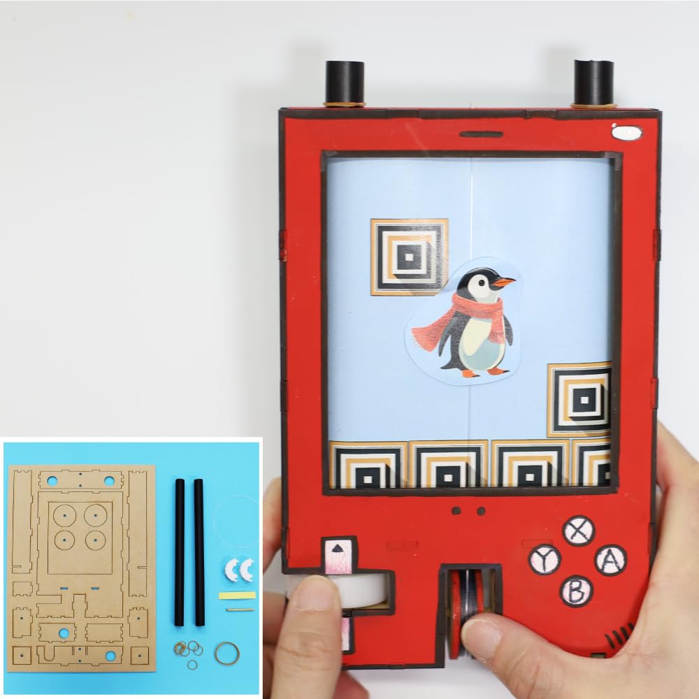 Amazon.co.jp: [たのつく] 木で作る木製ゲーム機 夏休み 工作 キット