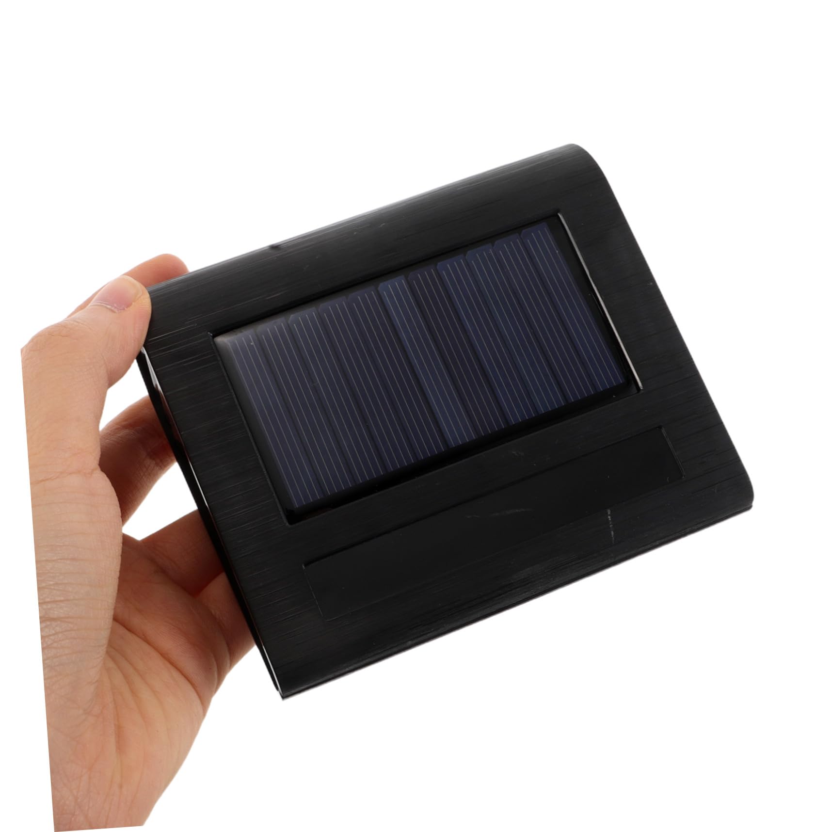 Gatuida Purificatore D’aria per Auto a Ricarica Solare, Uso Automatico e Rimozione Fumo per Interni Veicolo, Abs Nero, Viaggio Quotidiano