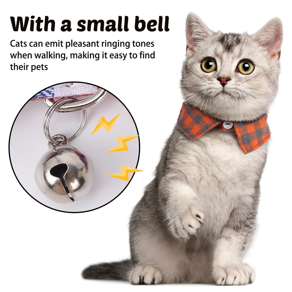 Collari Per Gatti Con Campana E Papillon - 4 Pezzi Regolabili, Design Frutta, Fibbia Sicura - Foto 6