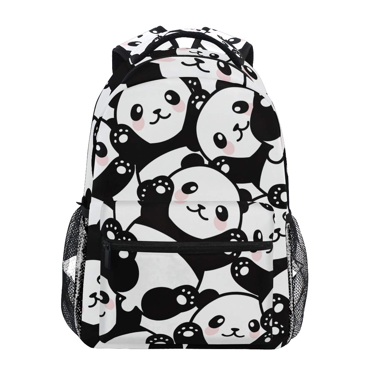 AUUXVA Cute Animal Chinese Panda Backpack College School Book Shoulder Bag Travel Daypack for Boys Girls Man Woman