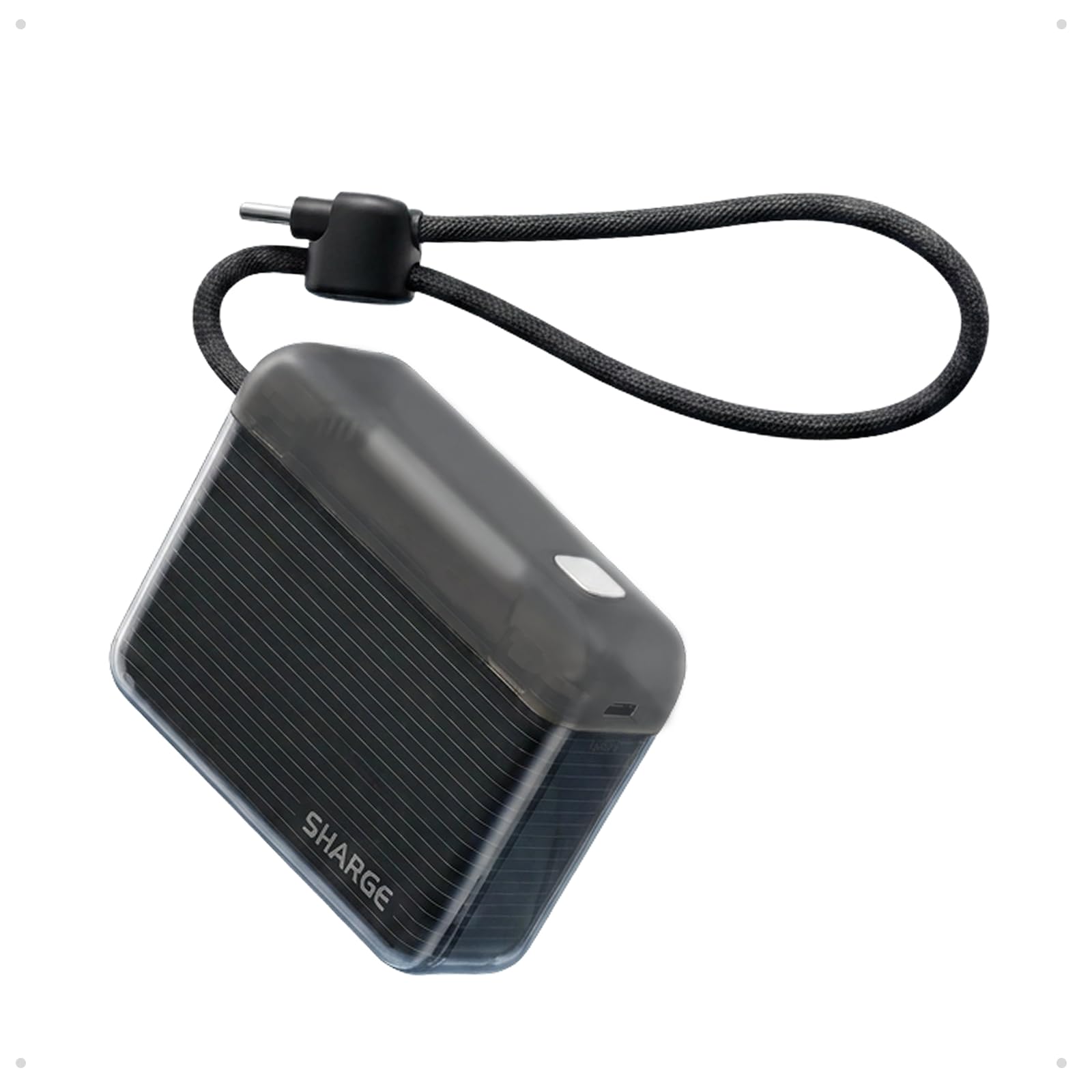 SHARGE 10000mAh Batterie Externe 20W USB-C avec Câble Intégré