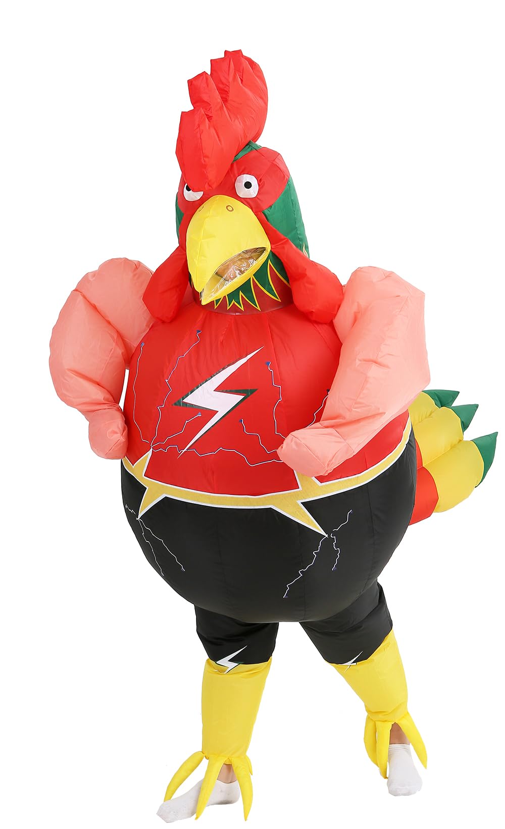 Rooster Costume, Full Body Inflatable, Adult Size Chicken Costume