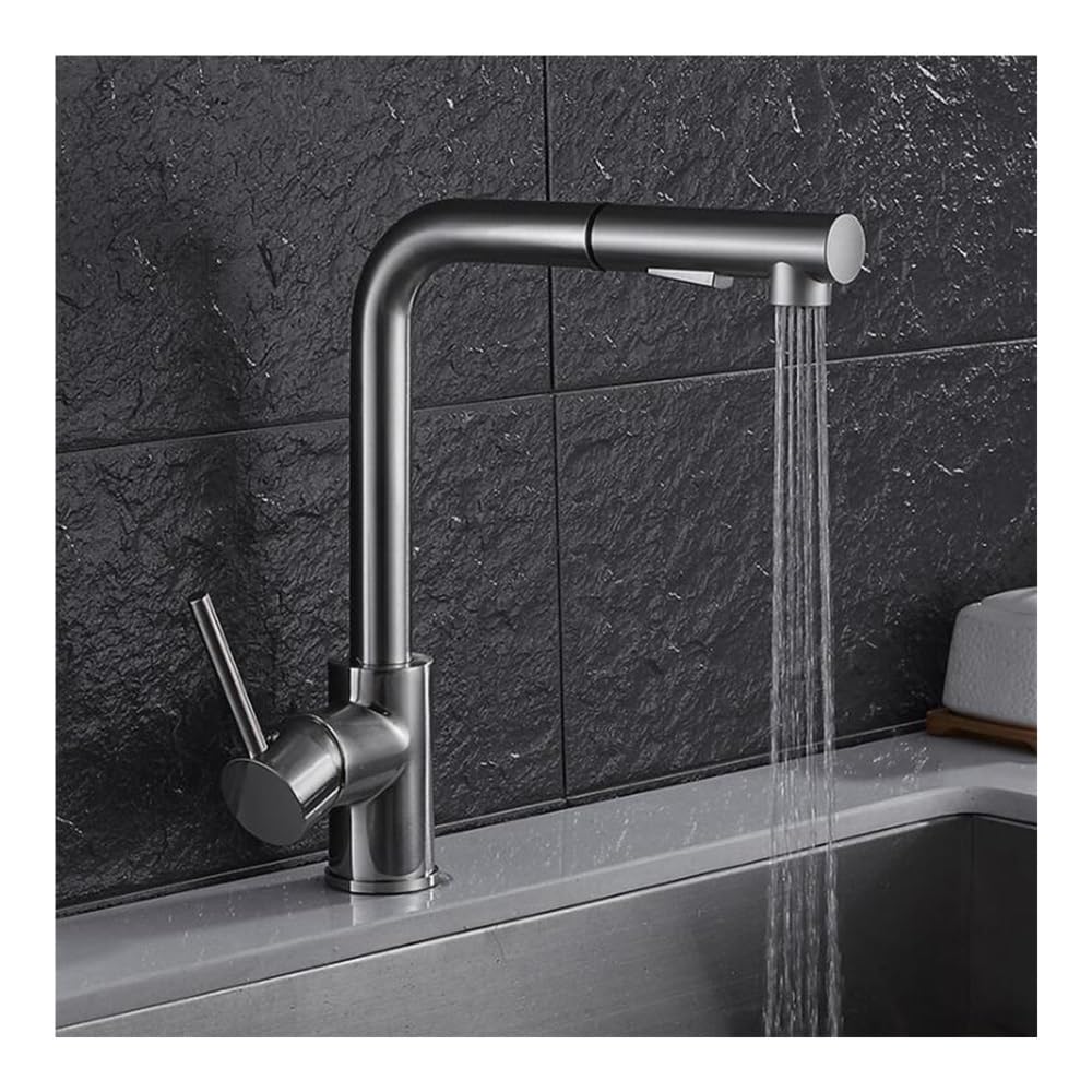 Blyqxs Nickel Kitchen Faucets Brass Crane Kitchen Water Sink Faucet Filter Vegetables Kitchen Mixer Tap Xt-100(Nickel)