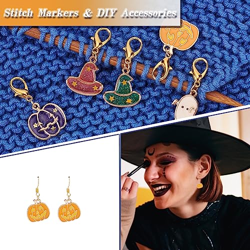 NBEADS 24 Pcs Halloween Theme Stitch Markers - Image 4