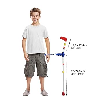 子供用松葉杖　2本 小児用松葉杖（極小）適応身長約120cm〜130cmまで 2本1組 非課税