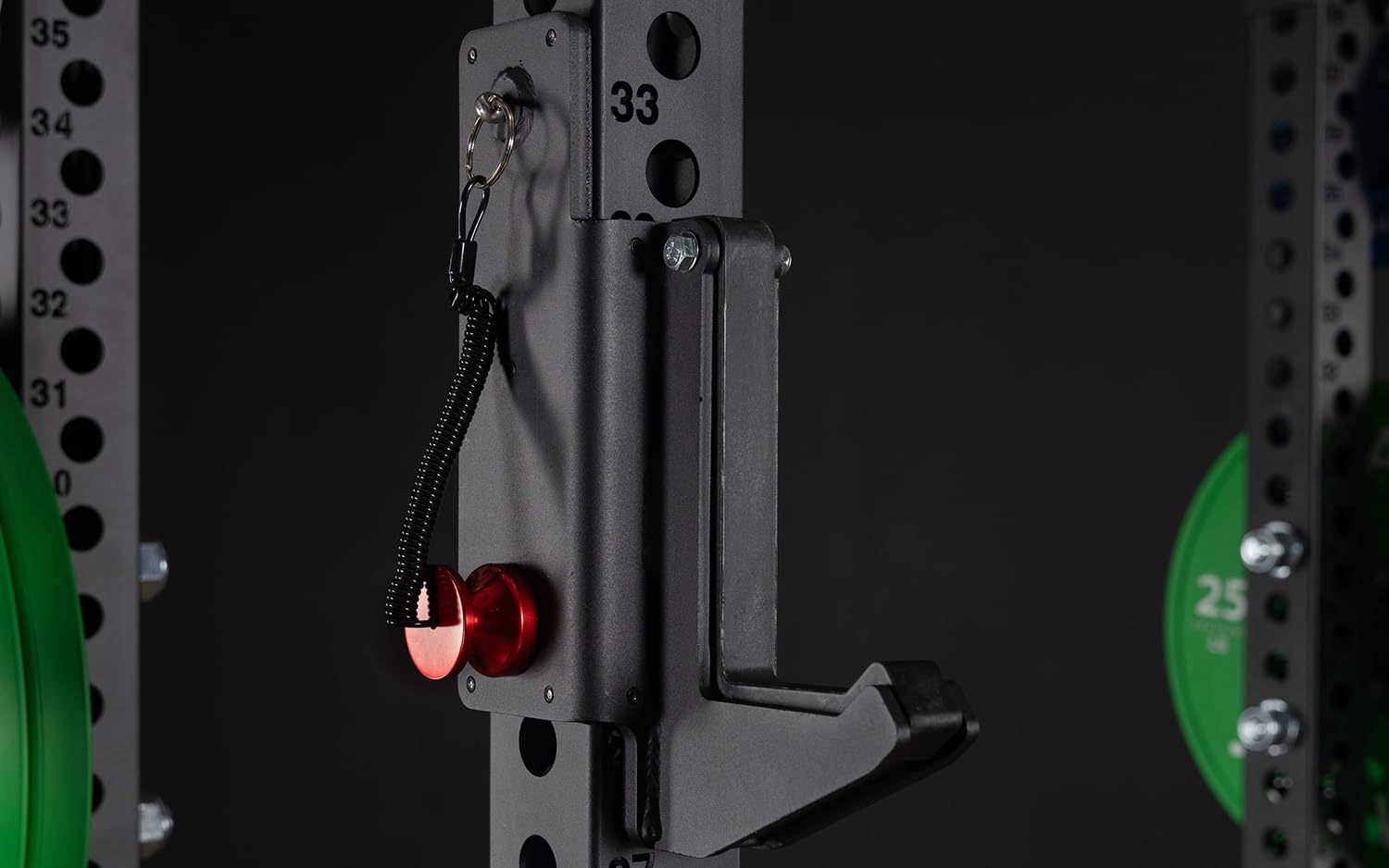 XMark Viper Half Power Rack, Squat Rack with Multi-Angle Pull Up Bar and Olympic Weight Plate Storage for Commercial Gyms or Home