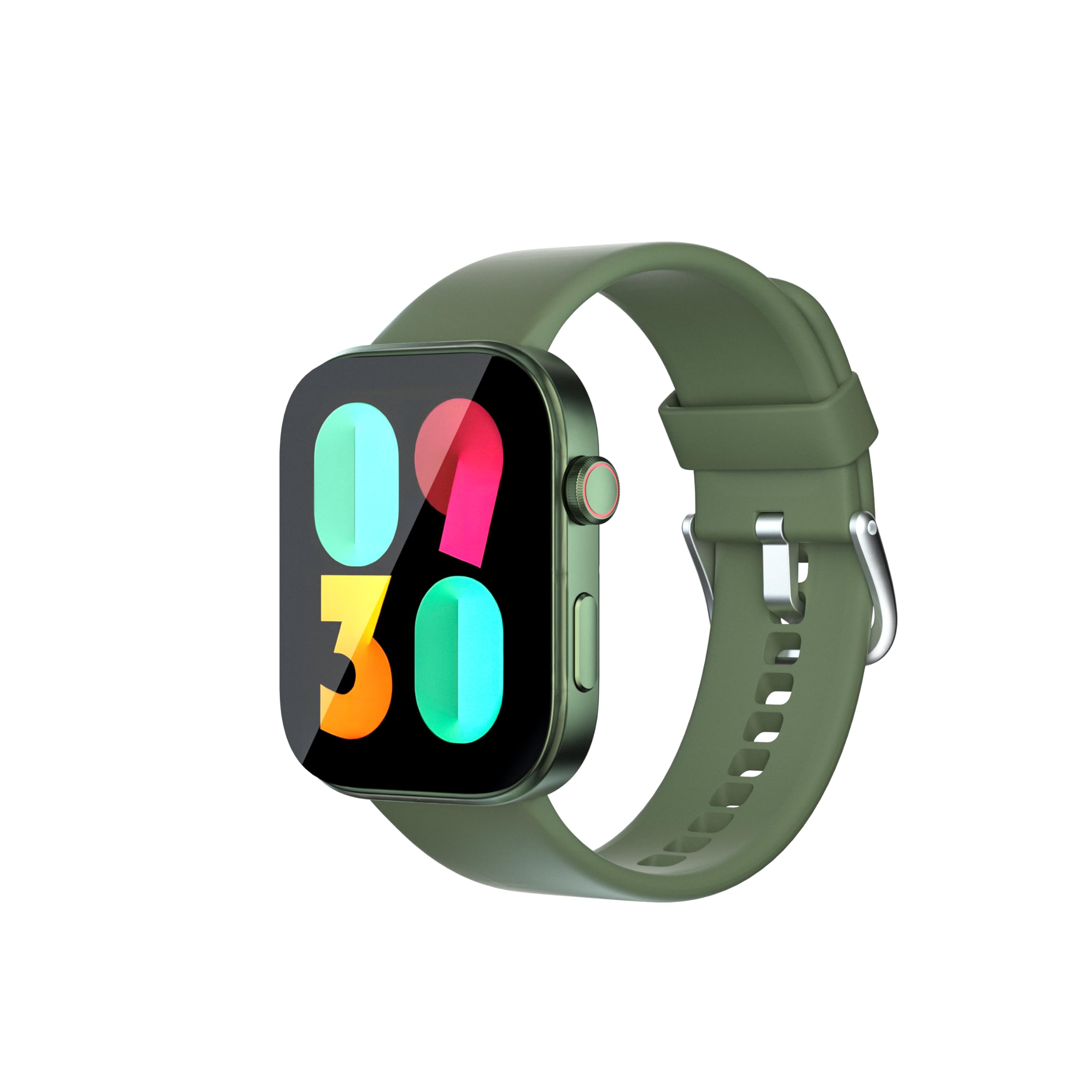 MOMAX Smart Watch for Men & Women, Bluetooth Calling, SpO2/Heart Rate Monitor, 100+ Sports Modes, Women's Health Tracking, IPX8 Waterproof, iOS