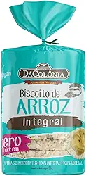 Da Colonia Biscoito De Arroz Integral 95G
