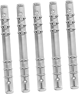 VILLCASE 5 Peças Fichário A5 Mecanismo De Notebook Substituição Pentes De Ligação Mecanismo De Anel Planejador Espinhos De Ligação Pente De Ligação Espinhos Bloco De Notas Pente De Ligação