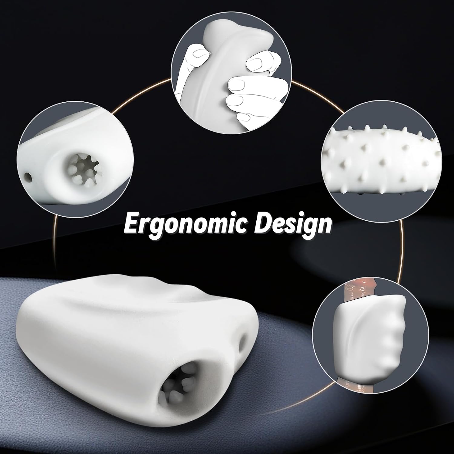 Open-Ended Pocket Pussy Male Masturbator Reusable Male Sex Toys