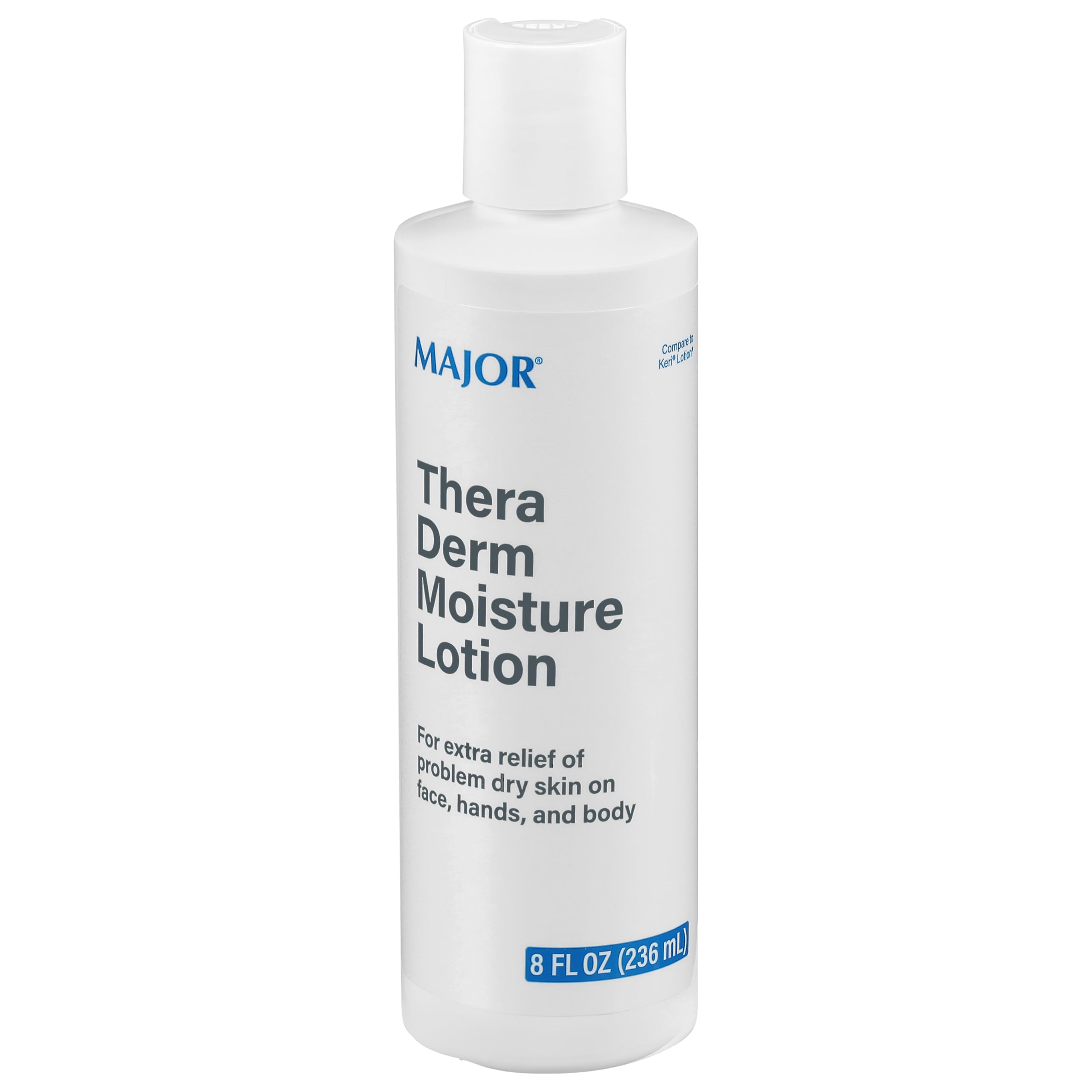 Thera Derm Moisture Lotion - Helps Offer Dry Skin Relief on Face, Body, and Hands - 8 Fl Oz (1 Pack)
