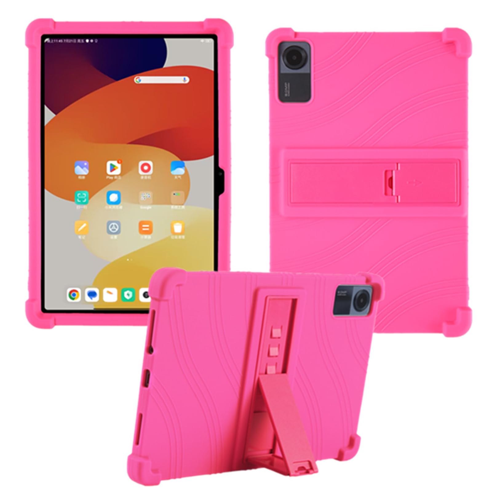 Funda Smart Cover 360 Para Xiaomi Pad 6 Con Soporte Para Lápiz Negro