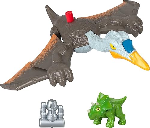 Fisher-Price Imaginext Jurassic World - Juego de figuras de dinosaurio para juegos de simulación, preescolar, niños a partir de 3 años