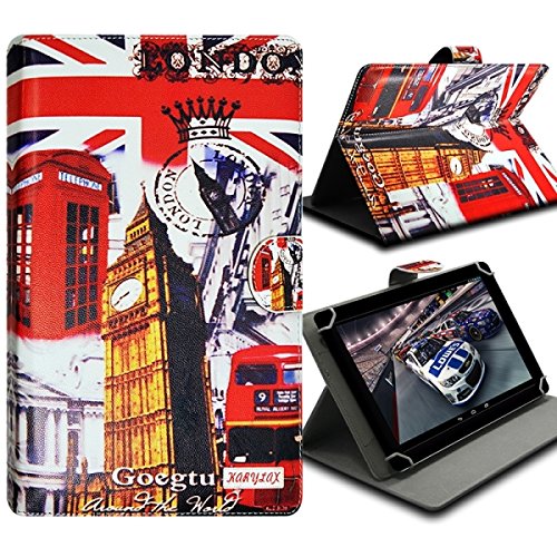 KARYLAX Seluxion - Housse Etui Universel M à Rabat et Fonction Support Motif ZA03 pour Tablette HP Slate8 Pro