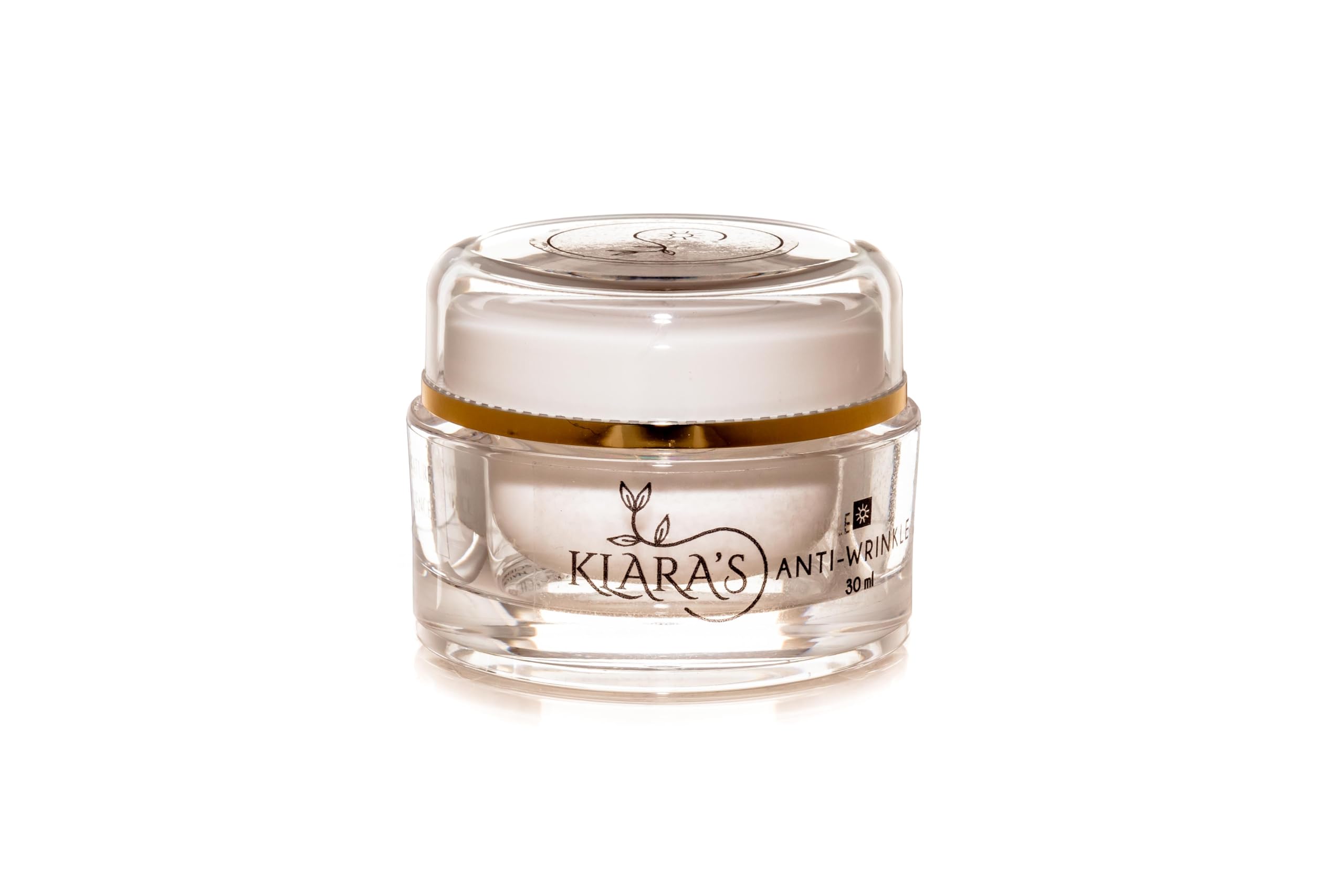 Klara Skincare Crème de jour légère anti-rides primée 2023, avec collagène marin, acide hyaluronique, actifs botaniques, pour enfants de 35 ans et plus, parfum d'orange douce et de vanille