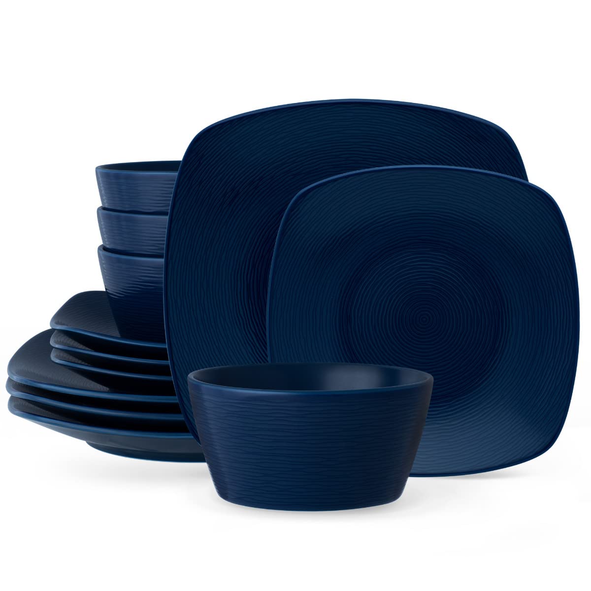 Amazon.co.jp: Noritake Colorscapes ネイビー・オン・ネイビー