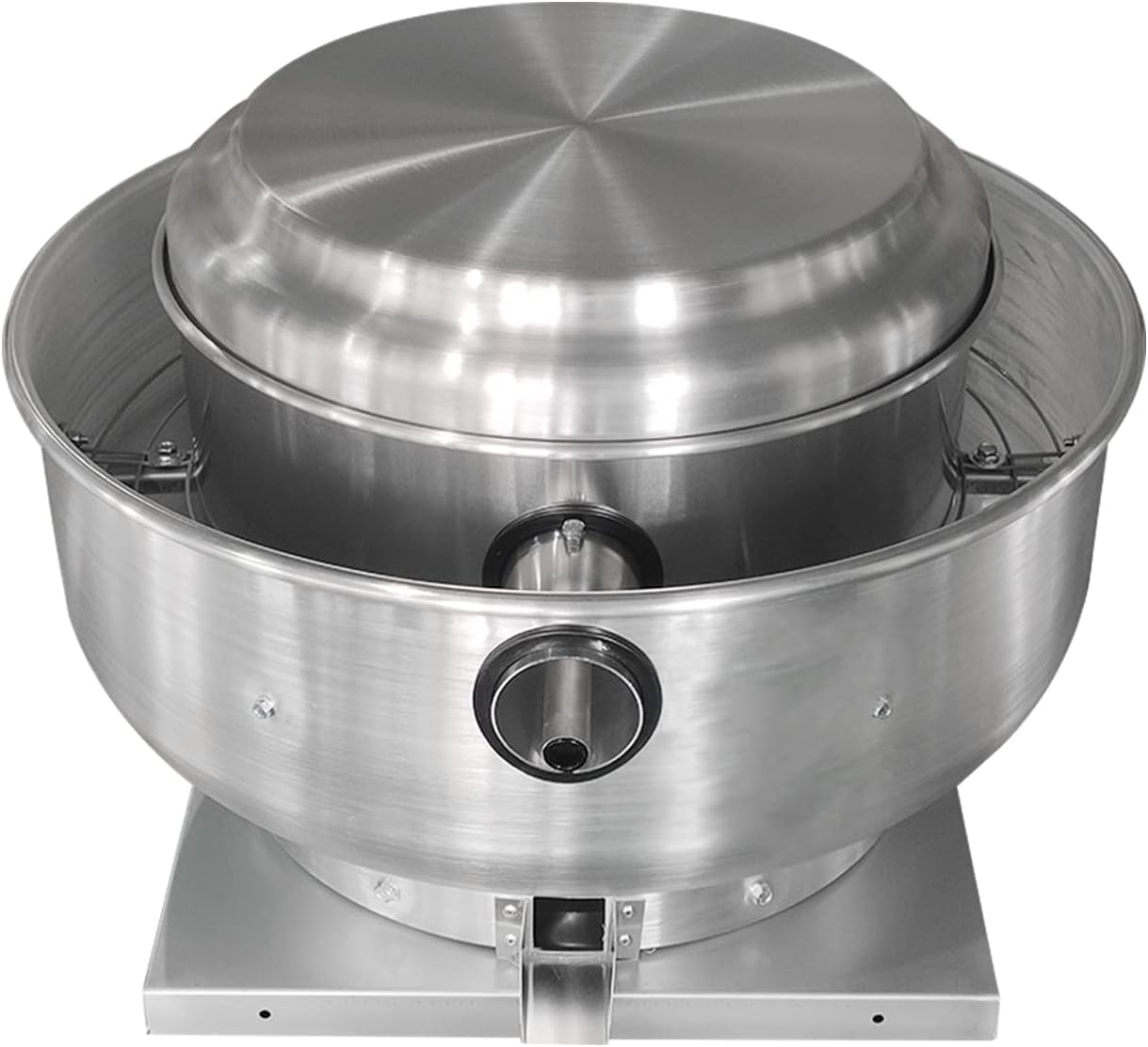 Restaurant Canopy Hood Grease Rated Exhaust Fan- Food Truck High-Speed Direct Drive Centrifugal Upblast Exhaust Fan 0.5HP 110 Volt Single Phase Motor 1900-2600 CFM