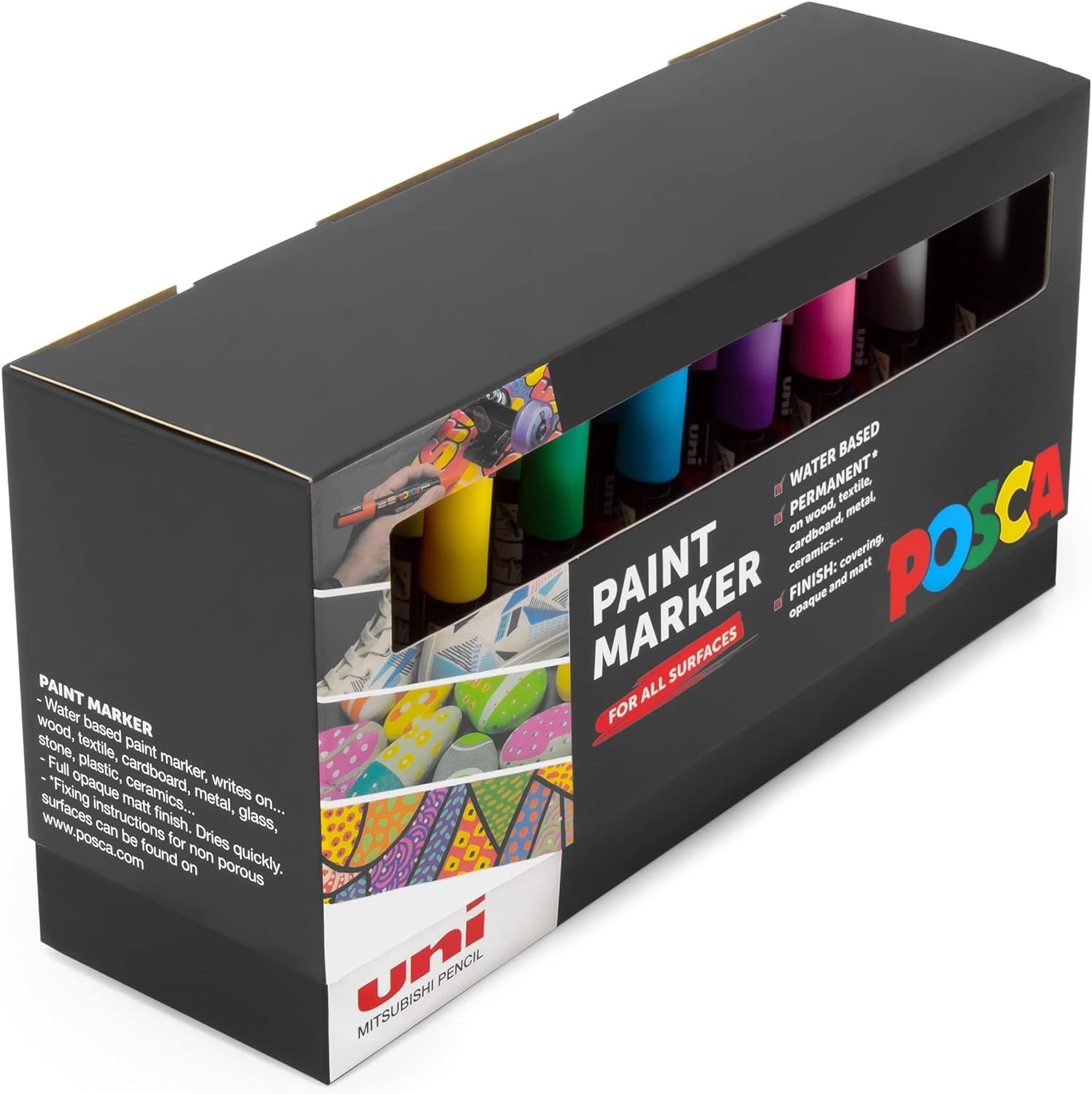 Tweekoppige Zes-Kleur Markeerstift Single Pack Wat... – Grandado