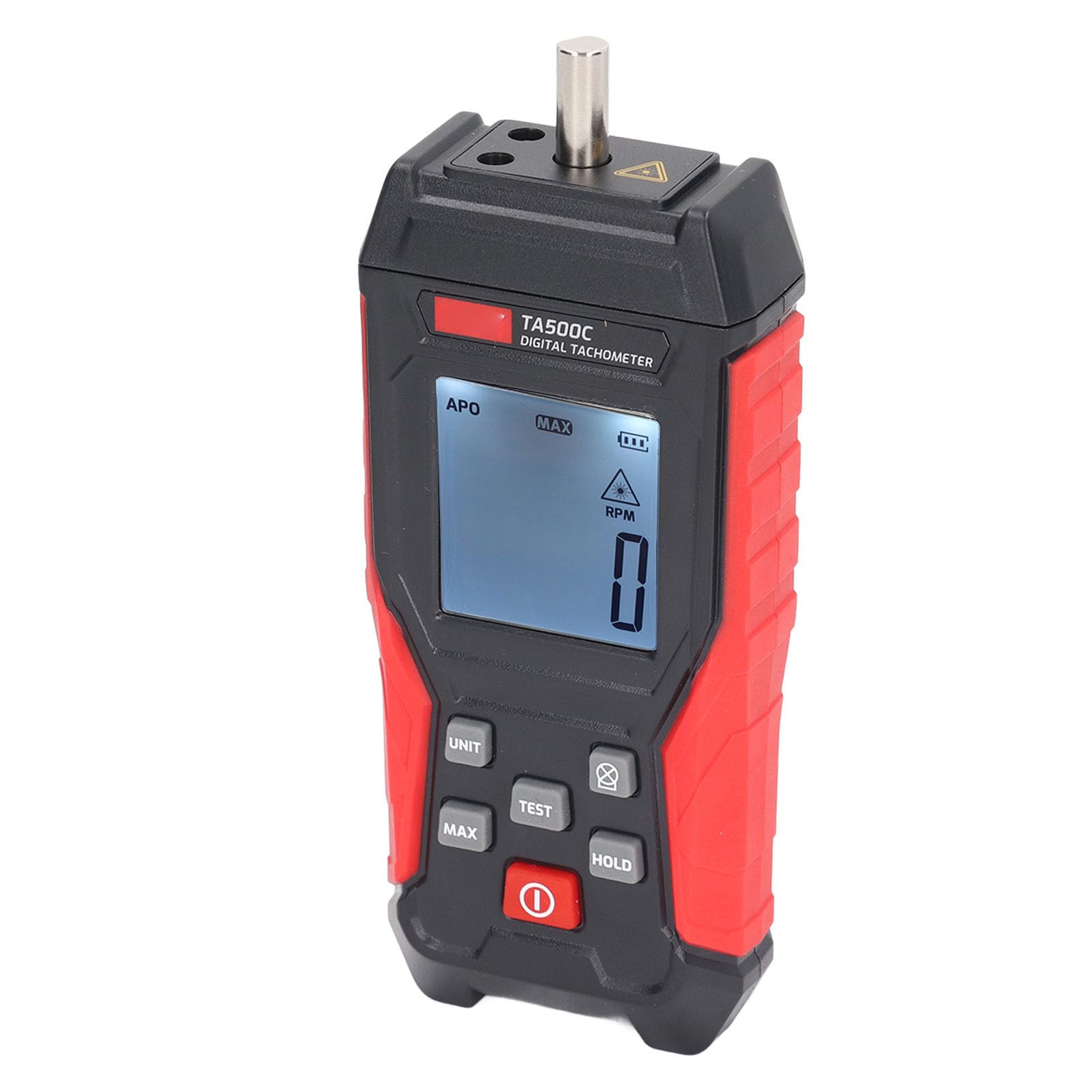 Tachometer, Tachometer with Data Lock, Multipurpose Wide Test Range, 50-500mm Effective Distance for Equipment