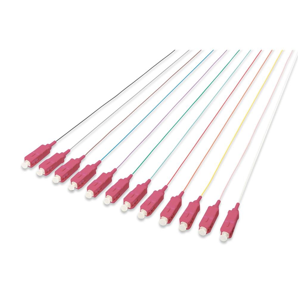 DIGITUS Fully Coloured SC Pigtail Simplex OM4 Wires
