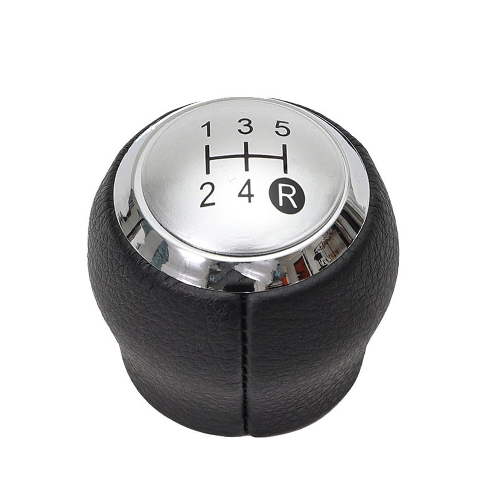 Aimazom Car Gear Shift Knob for Toyota for Corolla for Yaris 12mm Manual Gear Shift Knob Shifter Lever Head for Modification and Replacement(Silver,for 5 Speed)