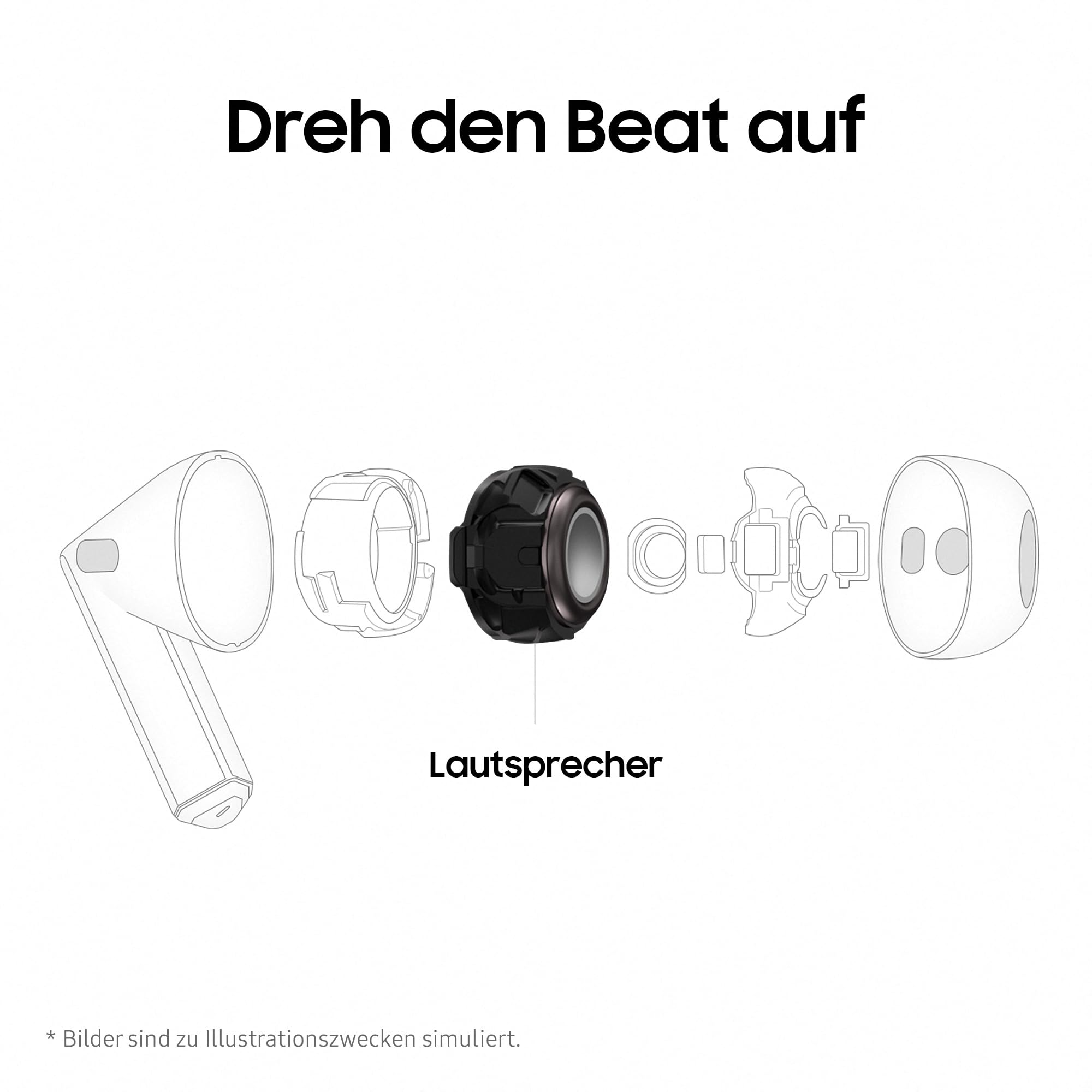 Samsung Galaxy Buds3 Écouteurs Intra-Auriculaires sans Fil Bluetooth avec réduction Active du Bruit (ANC), réduction adaptative du Bruit, avec Audio à 360°, argenté et étui Transparent Anymode