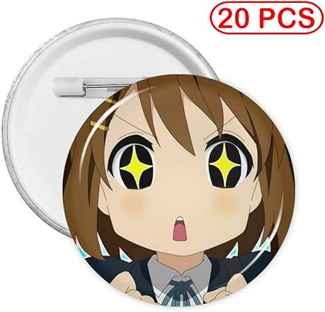 Amazon Co Jp けいおん 平沢唯 ブリキのバッジ 20pcsx4 4cm セット 円形 アニメバッジ クラスの胸章を注文して 男女兼用 日常飾り 個性絵柄 丸いブローチ 人気 学生バッジ 襟のピンズ標識 ゲーム周辺 カスタマイズ記念品 卒業プレゼント ホーム キッチン
